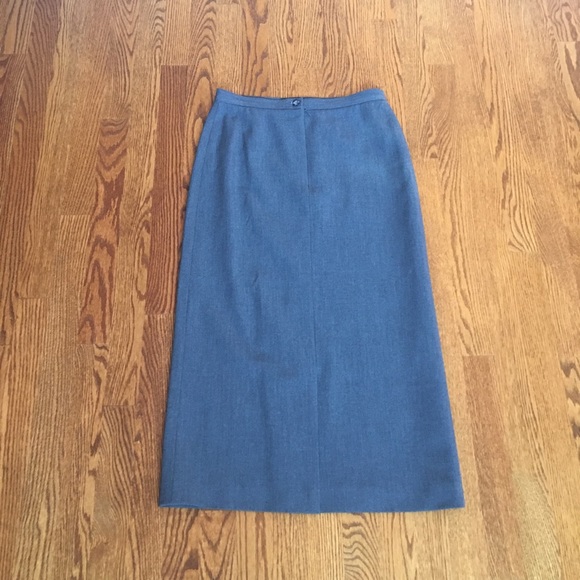Wool Pencil Skirt - Picture 2 of 4